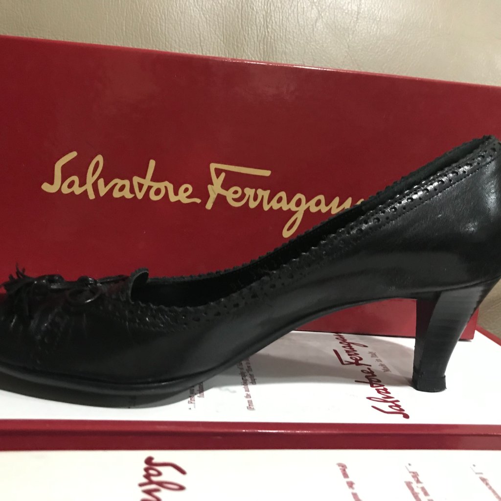 Vintage Salvatore Ferragamo Women's Heel Size 8 Aa (Narrow) (Preowned)